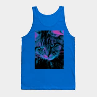 Curious Cat - Maine Coon Cat Tank Top